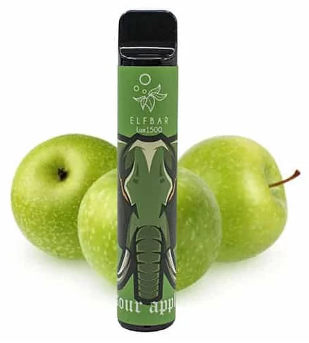 ELFBAR LUX 1500 Кислое яблоко