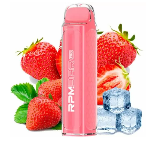 Одноразовая электронная сигарета RPM Bar Pro Strawberry Ice (Клубника Лед) (5000 Затяжек)
