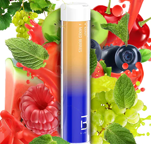 Одноразовый Pod BMOR PI+ 4000 (3 вкуса в 1) Grape - Mint - Mixed Berries 5%
