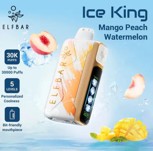 Одноразка Elf Bar Ice King 30 000 Затяжек Манго Персик Арбуз