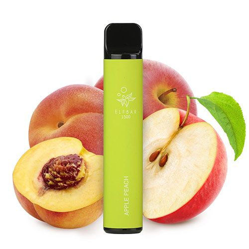 Одноразовый Pod Elf Bar 1500 Apple Peach 2% (Яблоко с персиком)