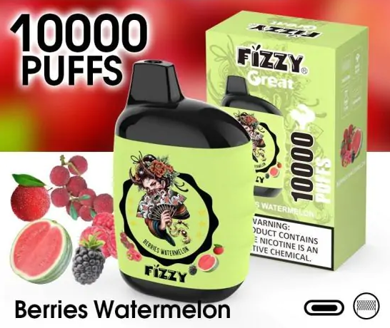 Fizzy 10000 Затяжек Ягоды Арбуз