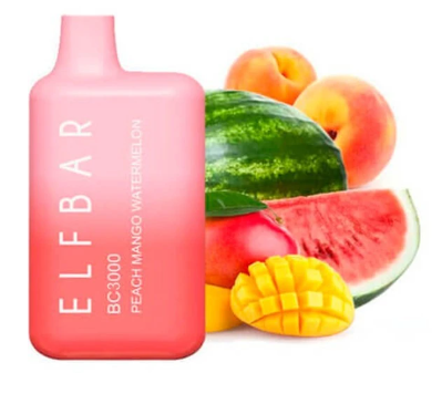Одноразка Elf Bar Peach Mango Watermelon (Персик Манго Арбуз) BC3000