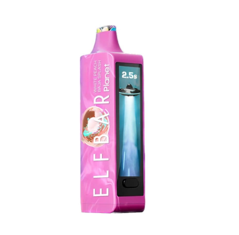Одноразка Elf Bar Planet 25000 White Peach Baja Splash (Белый персик Цитрусы)