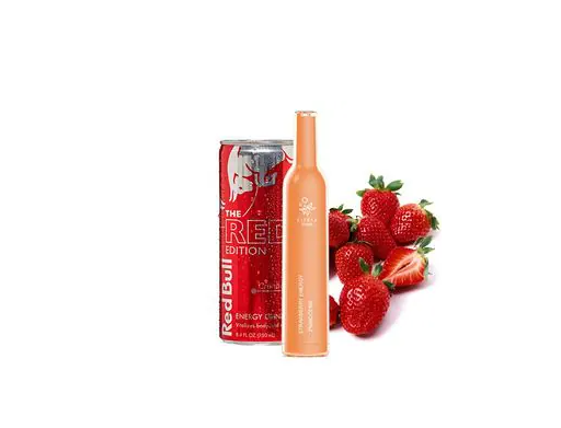 Одноразовый Pod Elf Bar CR500 400mAh Strawberry Energy 2% - (Эльф Бар СР 500 тяг) Клубничный энергетик